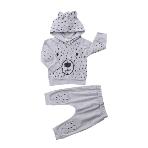 Newborn Baby Boys Girls Cotton Leopard