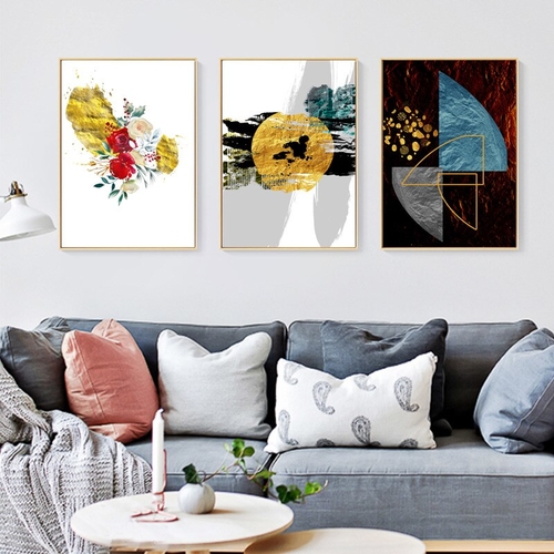 Nordic Canvas Flowers Poster Decor And