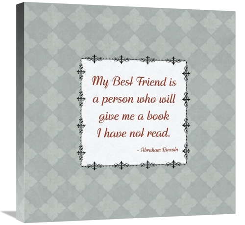 Global Gallery GCS-453847-2424-142 24 x 24 in. Quotes - Lincoln - On B