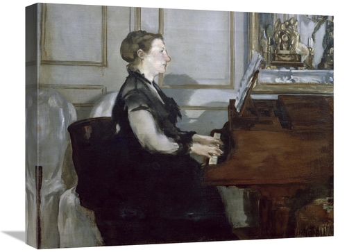 Global Gallery GCS-282386-22-142 22 in. Madame Manet Au Piano Art Prin