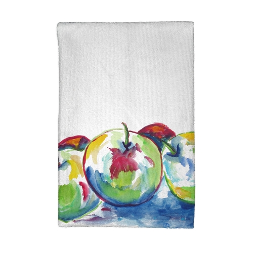 Betsy Drake KT818 Three Apples Kitchen Towel