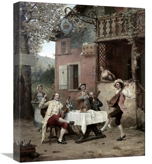 Global Gallery GCS-281498-22-142 22 in. Cabaret De La Couronne Art Pri