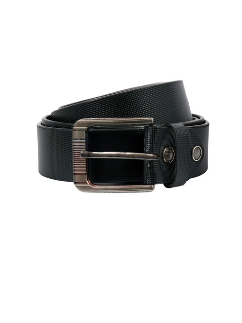 Black Leather Belt MENS