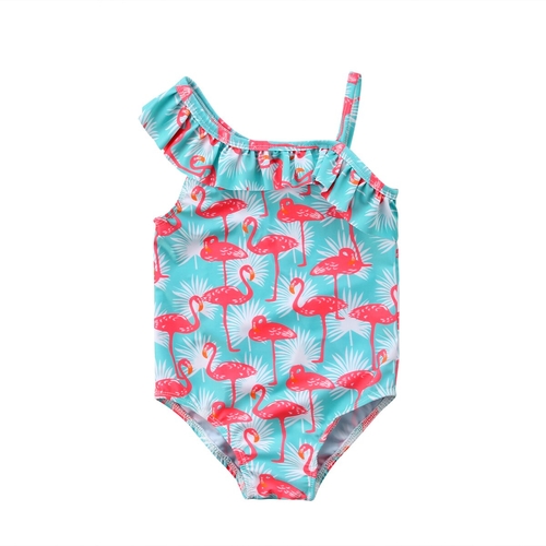 Fashion Kids Baby Girl Summer Flamingo Beachwear