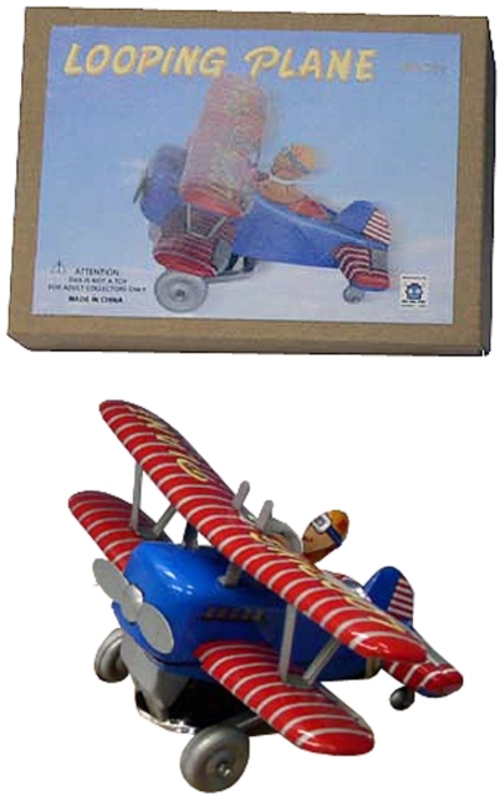 Alexander Taron MS643 Collectible Tin Toy - Acrobatic Plane