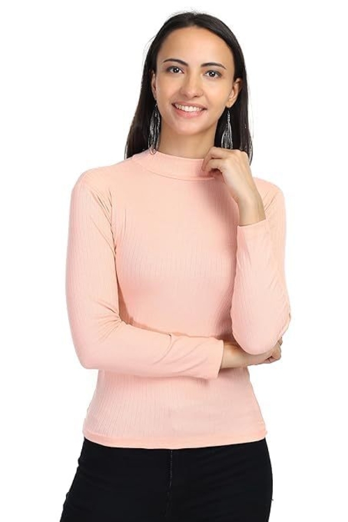 PINKWomen Stylish Winter Cardigan Womens High Neck Women's Woollen