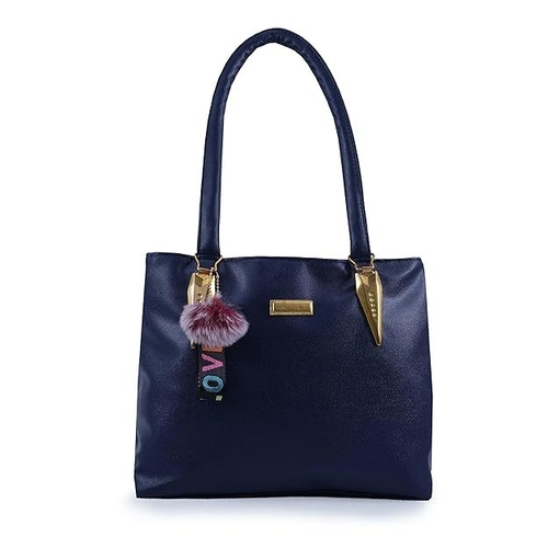 RISEN STYLE Luxury Elegant Leather Tote Bag For Women BLUE