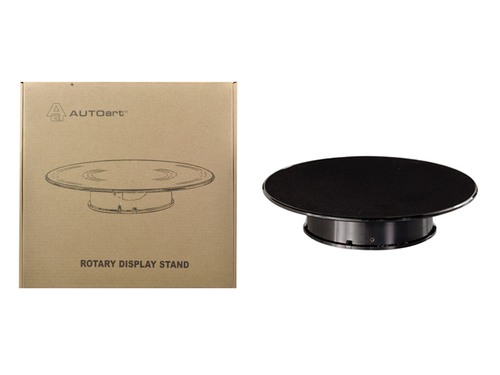 Rotary Display Turntable Stand Medium 10 Inches with Black Top for