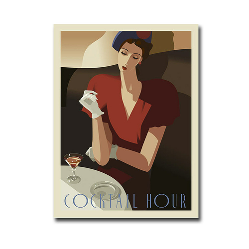 Artistic Home Gallery 3040O277EG Cocktail Hour by Eli Adams Premium Ov