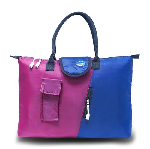 RISEN STYLE Women's Woven Fabric Handbag PINK