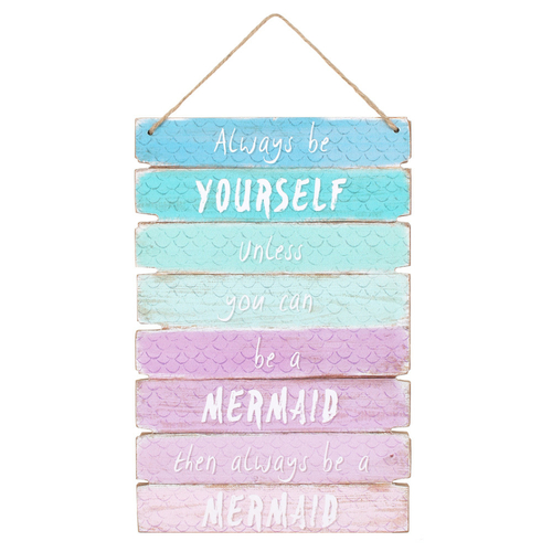 Mermaid Ombre Wall Sign