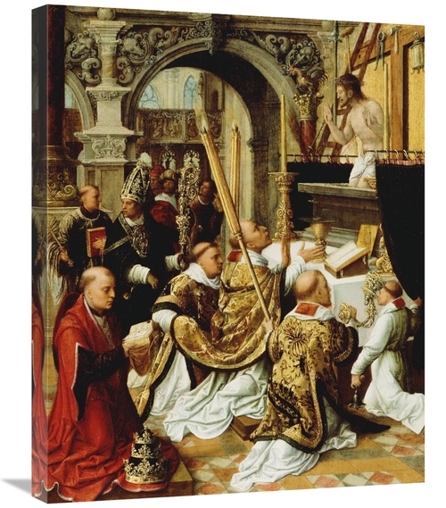 Global Gallery GCS-456783-2228-142 22 x 28 in. The Mass of Saint Grego