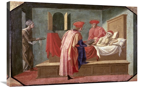 Global Gallery GCS-279398-36-142 36 in. St. Cosmas & St. Damian Caring