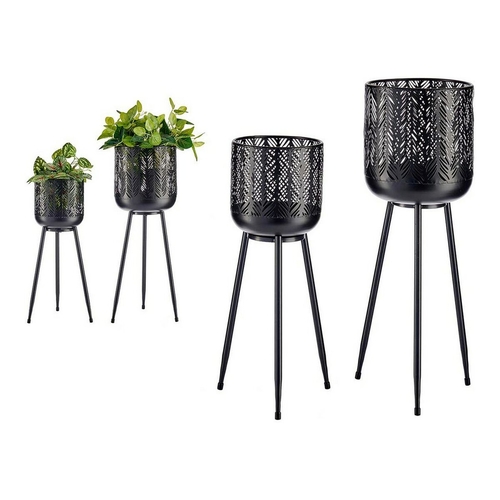 Set of pots Black Metal (2 pcs)