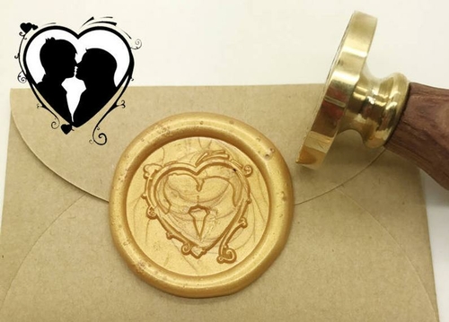 Couple Wax Seal Stamp Kit Wedding Day Valentine's Day Invitation