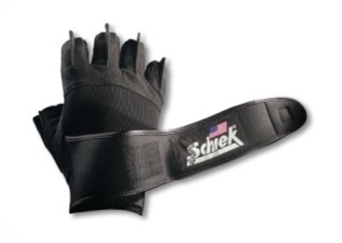 Schiek Sports H-540XXL Platinum Gel Lifting Gloves with Wrist Wraps - 