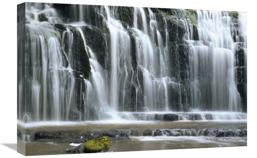 Global Gallery GCS-452468-1624-142 16 x 24 in. Purakaunui Falls & Rain