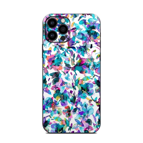 DecalGirl AIP12P-AQUFLWR Apple iPhone 12 Pro Skin - Aquatic Flowers