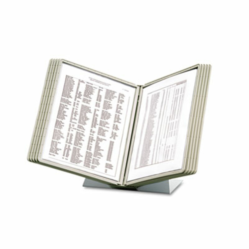 Durable 5358-10 VARIO Reference Desktop System  10 Panels  Antimicrobi