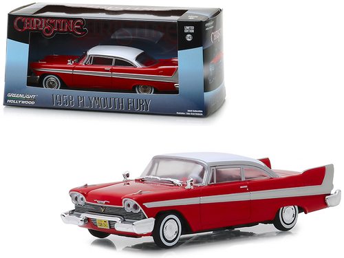 1958 Plymouth Fury Red \Christine\" (1983) Movie 1/43 Diecast Model