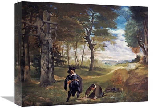 Global Gallery GCS-266825-16-142 16 in. The Students of Salamanca Art 