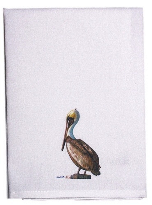 Betsy Drake GT035 Sitting Pelican Guest Towel