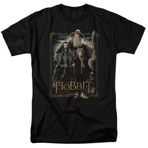Trevco The Hobbit-The Three Short Sleeve Adult 18-1 Tee- Black - Large
