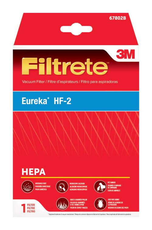 3M 1736693 Filtrete Vacuum Filter for Eureka Style HF-2 HEPA