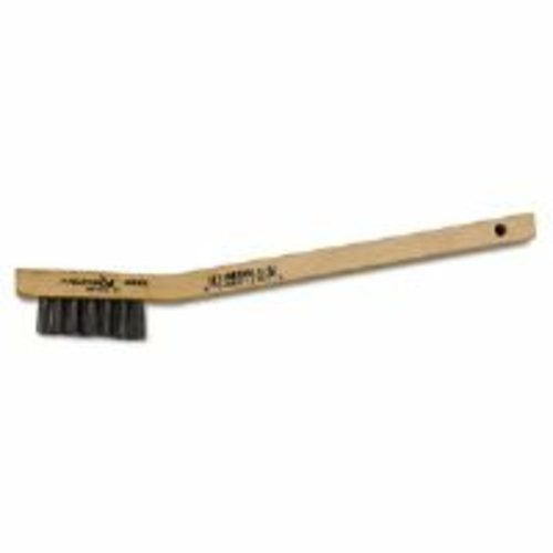 102-30SS Utility Brush, Stainless Steel, Wood Handle, Stap