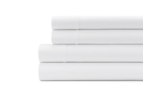 Sobel Westex 300 Thread Count 100-Percent Cotton Sateen Sheet Set   Wh