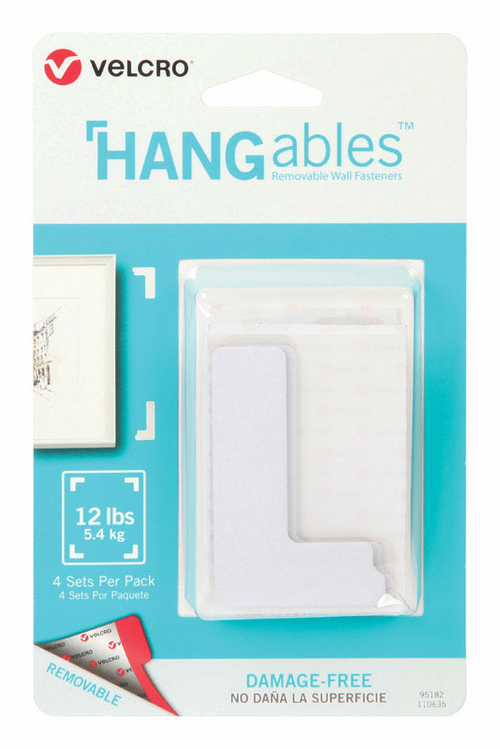 cloth hook and eye 5738323 1.75 x 3 in. Hangables Removable Wall Faste