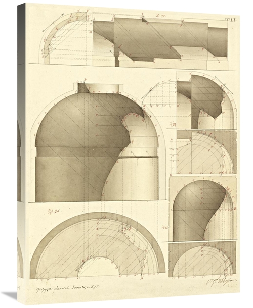 Global Gallery GCS-453932-2432-142 24 x 32 in. Plate 51 for Elements o