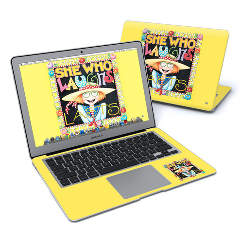 DecalGirl MBA13-LAUGHS Apple MacBook Air 13 in. Skin - She Who Laughs