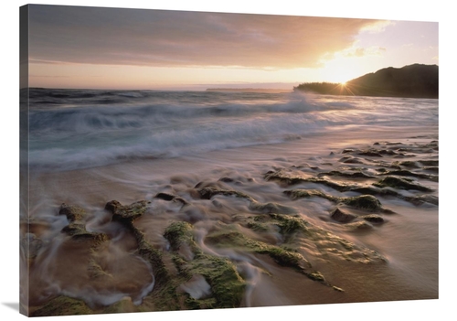 Global Gallery GCS-452040-3040-142 30 x 40 in. Waioli Beach, Hanal