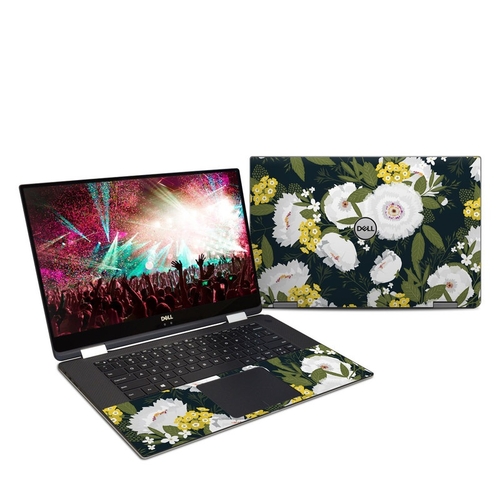 DecalGirl DX95-FLEURN Dell XPS 15 2-in-1 9575 Skin - Fleurette Night