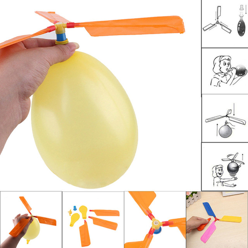Balloon Helicopter Flying Toy Child Birthday Xmas