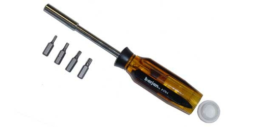 Barjan 0764 TORX-STYLE SCREWDRIVER with 4 TIPS