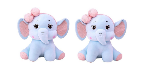 Ellie The Elephant Soft Toy Pack of 2