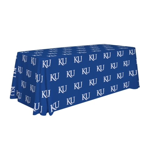 Showdown Displays 810026KAN-005 6 ft. NCAA Table Throw Kansas - No.005