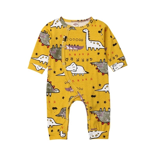 Newborn Baby Boy Girl Dinosaur For long Sleeved