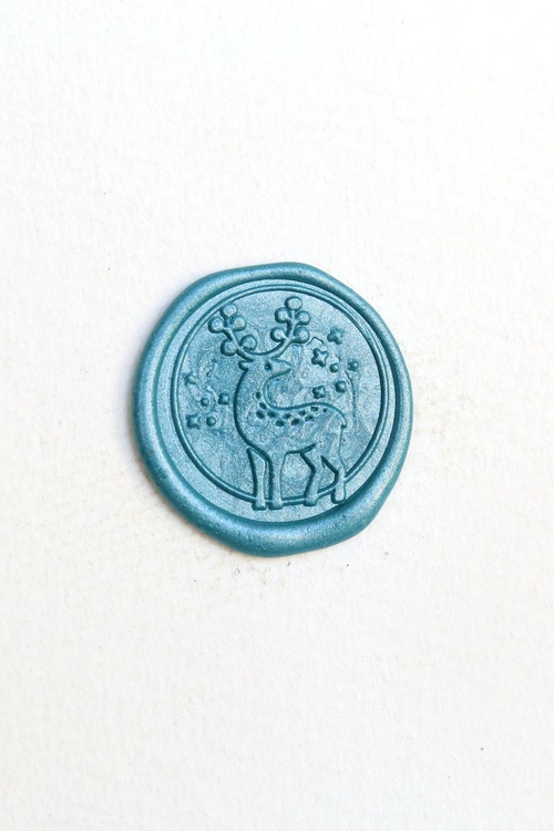 Sika deer Wax seal stamp / Wax seal Stamp kit /Custom Sealing Wax