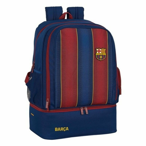 Sports Bag with Shoe holder F.C. Barcelona M825 Maroon Navy Blue 24 L