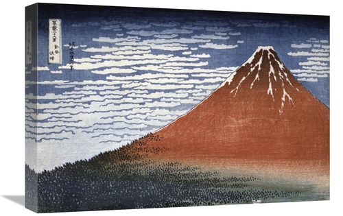 Global Gallery GCS-278007-22-142 22 in. Fuji in Clear Weather Art Prin