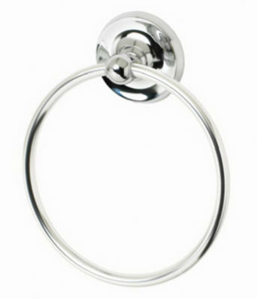 HomePointe Chrome Rounded Towel Ring