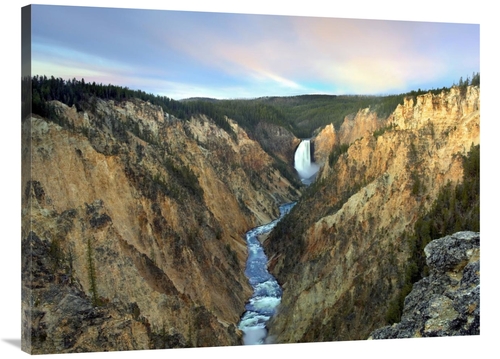 Global Gallery GCS-396516-3040-142 30 x 40 in. Lower Yellowstone Falls