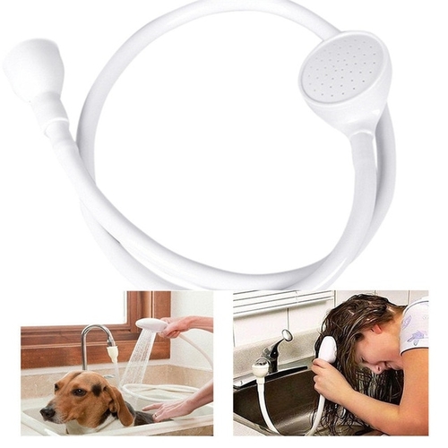 Single Wide Water Tap Shower Head Spray Hose Pet