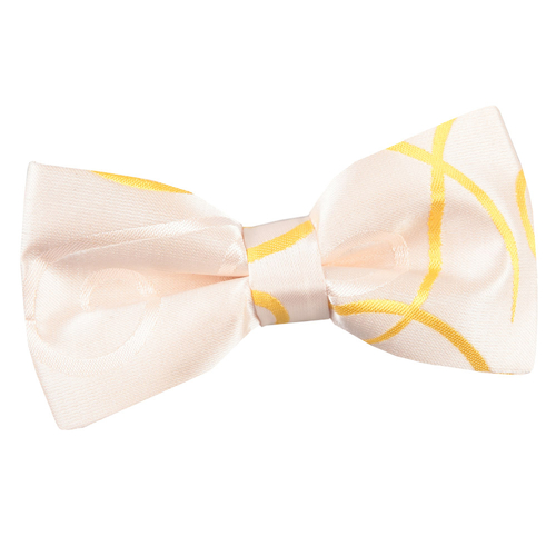 Scroll Pre-Tied Bow Tie - Gold