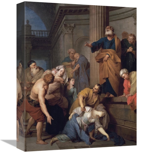 Global Gallery GCS-278205-16-142 16 in. Death of Saphira, Wife of 