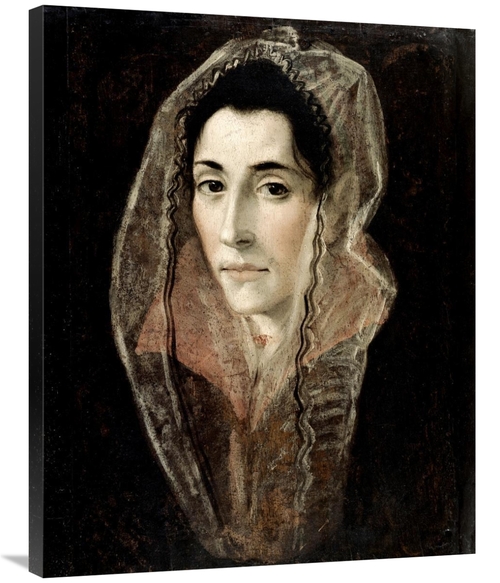 Global Gallery GCS-277482-36-142 36 in. Portrait of a Lady Art Print -