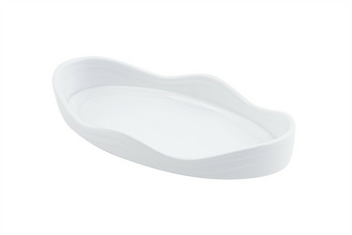 Bon Chef 53208WHITE 11 x 6 x 2 in. Euro Round Bowl 24 oz Bowl, Whi